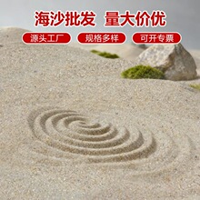 儿童娱乐海沙人造沙滩水洗沙圆粒沙沙池造景地面可用鱼缸铺底沙子