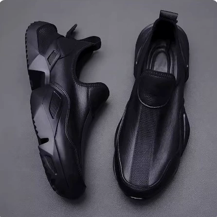 Прямые поставки с фабрики: мужские кроссовки на толстой подошве в стиле «dad shoes», зимние флисовые кеды 2025 года, повседневные спортивные слипоны оптом.