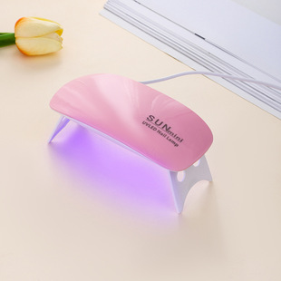 Mini Nail Lamp Mouse-Shaped Uv Light for Nail Polish Gel, Wearable Nail Art Lamp, Mini Nail Curing Lamp