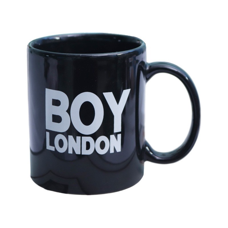 Tazas de agua de cerámica personalizadas logotipo de impresión publicitaria regalos de color tazas en blanco exportación de comercio exterior