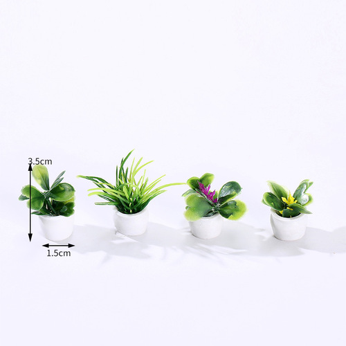 Dollhouse doll house accessories mini plant model finished gardening landscape micro landscape ornaments