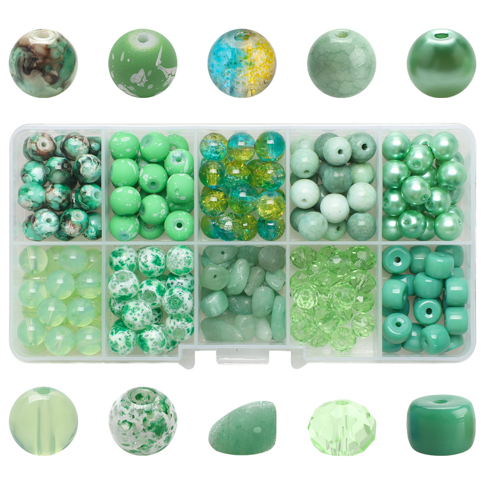 185g Weight Beads Jewelry Making Type Diameter 8mm Jewelry Making Size DIY Jewelry Accessories Classification 1 Set Quantity Glass Material Irregular, Round Pattern Plating Design Simple Style Style 1 Set Diameter 8mm Glass Irregular Round DIY Jewelry Accessories Beads 11