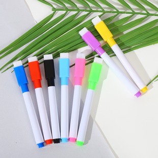 Color Black Core Black Core Whiteboard Pen Creative Water Pen Water-Based Small Erasable Pen Advertising Logo Printing