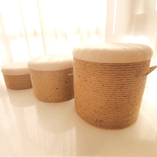 Children's sofa bench bench modern simple solid wood stool thickened tatami Futon