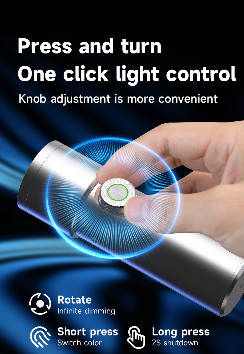 Photography Flashlight, Imaging Light Insert, Magnetic Attachment, Modeling Flashlight, Light Effect Beam Tube, Portable High-Power Flashlight