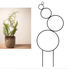 越境花園植物登山架緑植山亀登山藤花架支持架園芸鉢植え固定棒