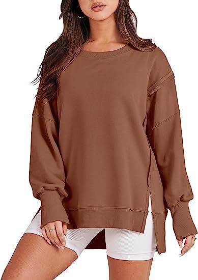 Solid Oversized Sweatshirt