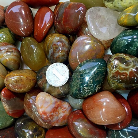 Nanjing Yuhua stone original stone pebbles multicolored stone agate…