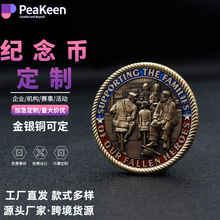 定制铜币银币币公司周年庆金纪念礼品刻字摆件纪念牌订制高端生肖