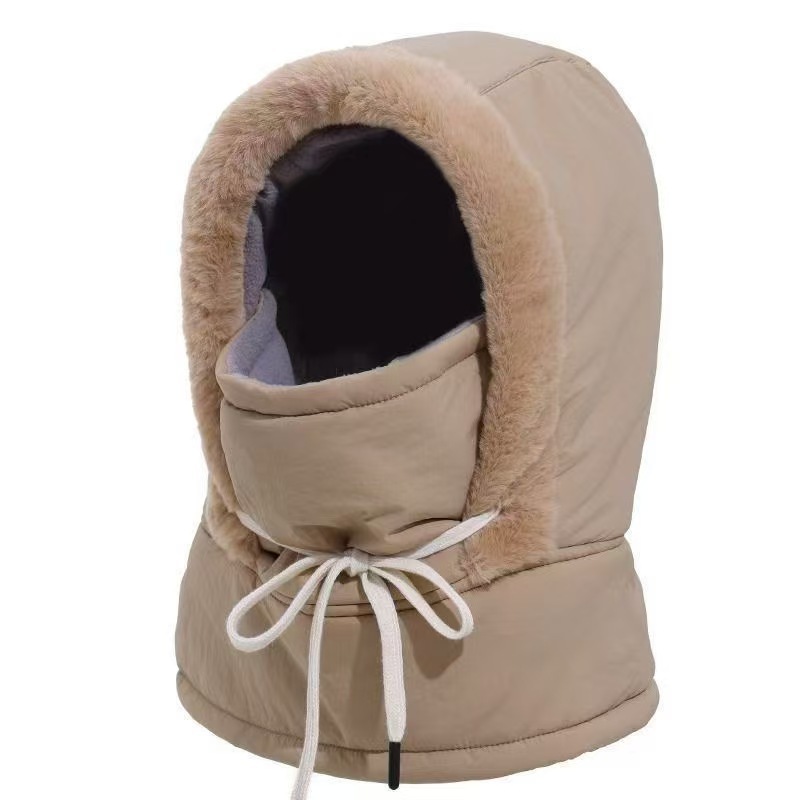 Invierno calentamiento cubierta de algodón grueso máscara 3D cubierta