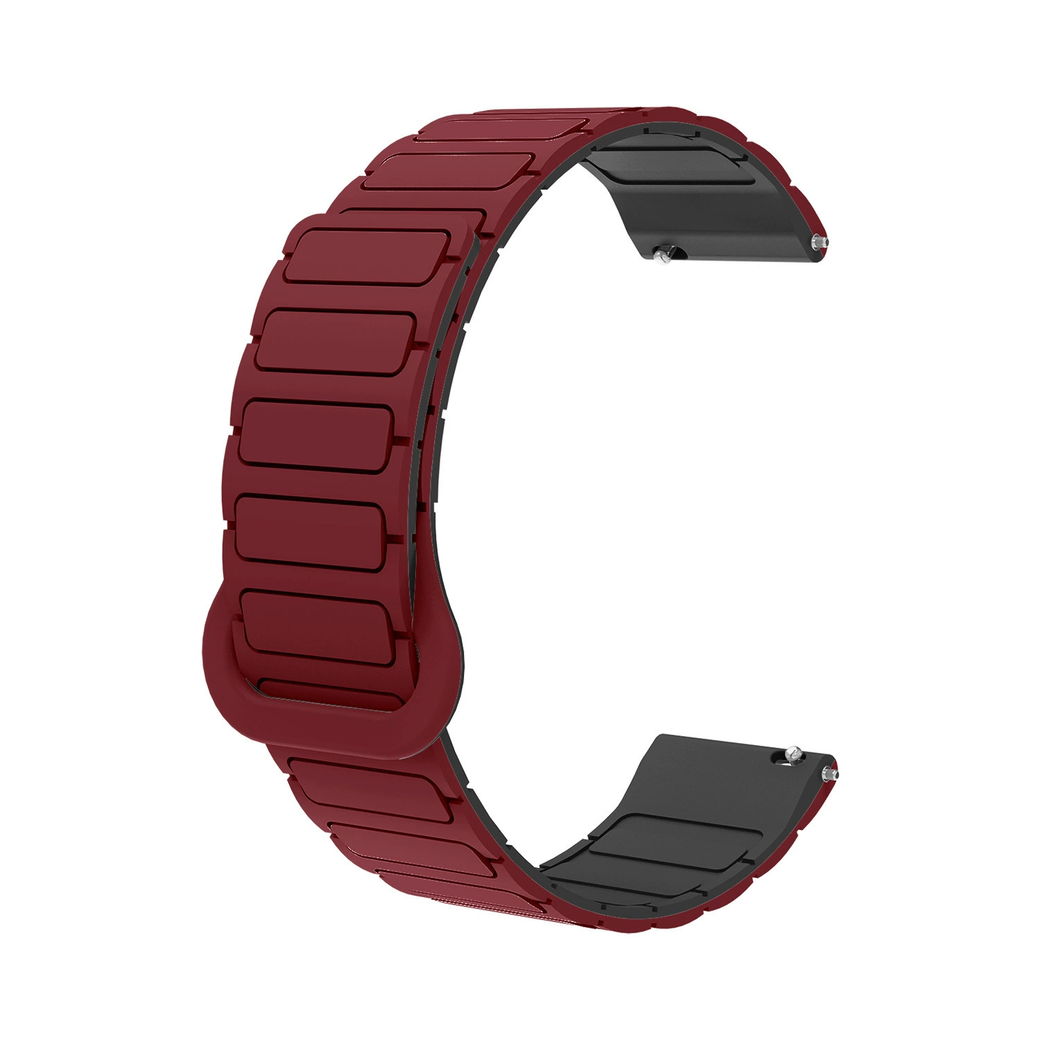 Подходит для Samsung/Huawei/Huami/Garmin/Loop I-образный магнитный силиконовый ремешок 12/18/20/22 мм