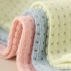 純色襪子女短襪春夏季薄款網眼薄款棉襪女生多巴胺色系可愛襪批發