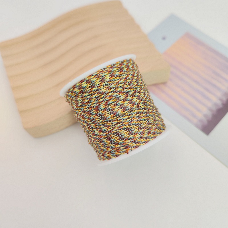 72-Jade thread/five colors without gold 0.8m about m/50 meters