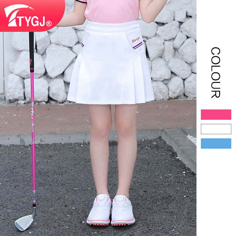 TTYGJ golf clothing anti-light Children's skirt badminton sports skirt student pleated skirt
