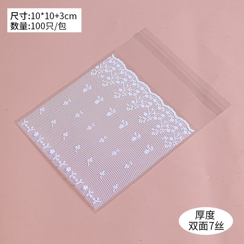 100 al por mayor encaje blanco malla vestido de boda regalo bolsa de embalaje bolsa de la joyería bolsa de caramelo 10*15 + 3