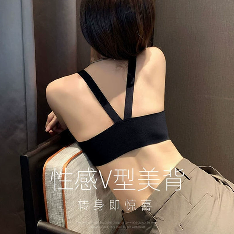 Популярный женский красивый бюстгальтер с застежкой спереди для внешней торговли, летний тонкий стиль, небольшой пуш-ап на груди, спортивный бюстгальтер без косточек.