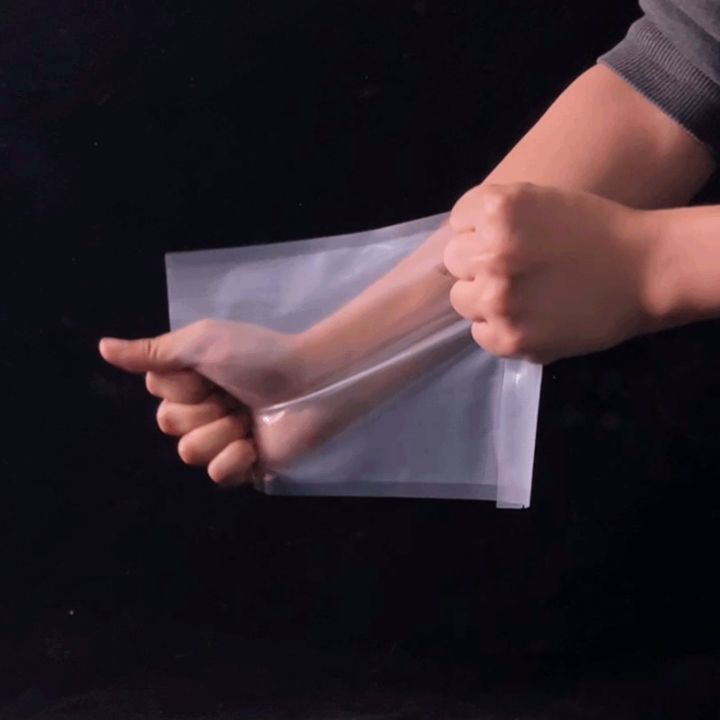 Gıda vakum torbası ticari parlak plastik kilitli torba plastik şeffaf polyester taze tutma çantası vakum sıkıştırma torbası toptan