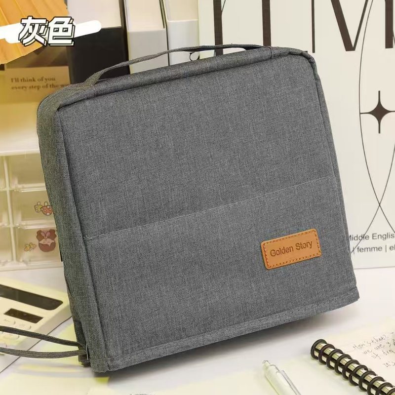 専用の大容量化粧品バッグ、シンプルで多機能な収納バッグ、多層式の道具入れ、自立式ペンケース、化粧品|undefined