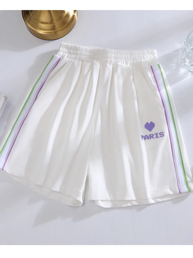 Mädchen Freizeitsportshorts Für Den Sommer, Bequeme Weithosen_voghion.com