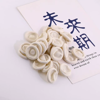 一次性手指套防尘防静电乳胶加厚白色净化指套工业美容防护无粉尘