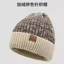 跨境2025新款潮针织帽韩国毛线帽帽子男款女冬季情侣户外雪地加厚