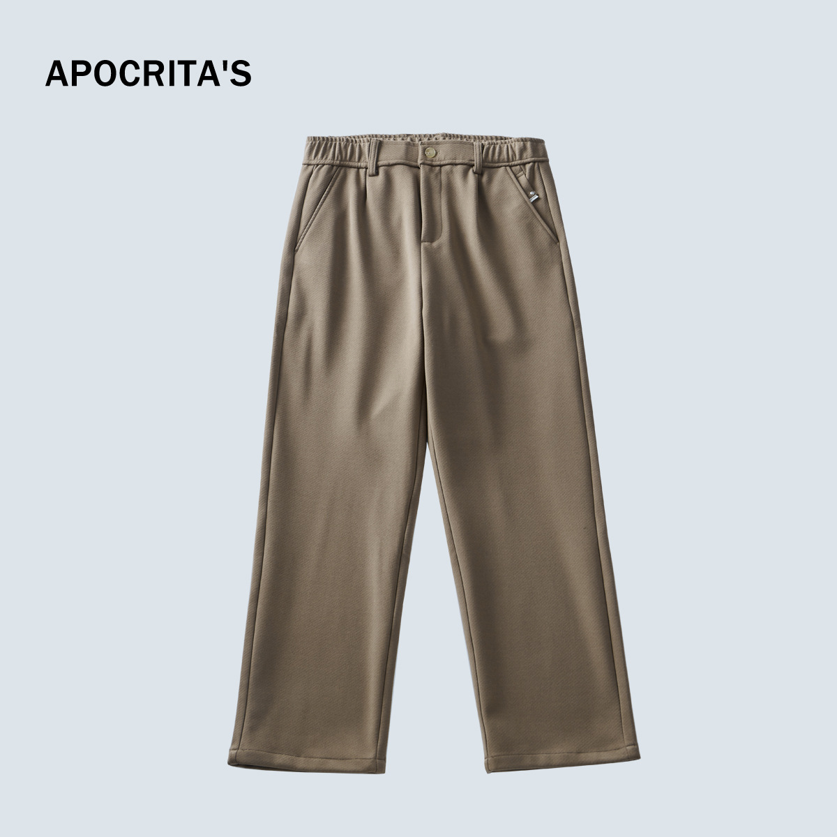 Sin devoluciones ni cambios【Liquidación por tiempo limitado a un precio súper bajo】Pantalones casuales holgados y rectos para hombre APO, para otoño e invierno