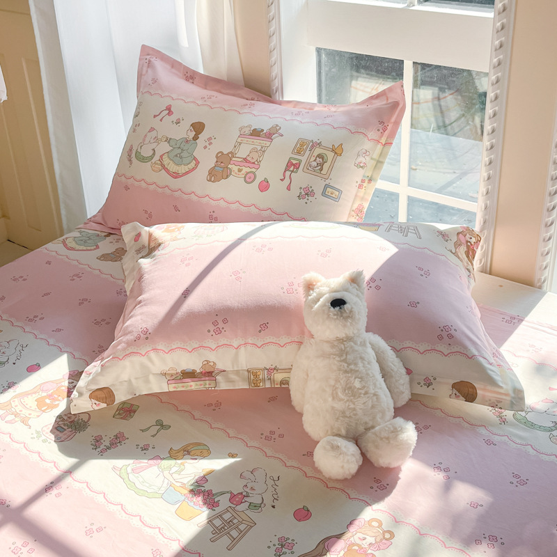 Funda de almohada de algodón Un par de fundas de almohada de algodón puro 48x74 Funda interior de núcleo de almohada para niños domésticos individuales 2025 Nuevo estilo