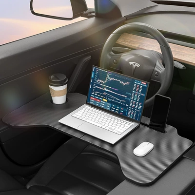 Tesla Model 3/Y Avtomobil Masası, Qatlanan Yemək Masası, Kompüter Masası