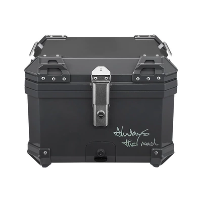 Large Non-Aluminum Alloy, Motorcycle trunk - mt45-cement-ash-24-backrest-lining