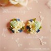 Accessory, resin flower-shaped, Chinese hairpin with accessories, flowered, handmade, 23.5mm