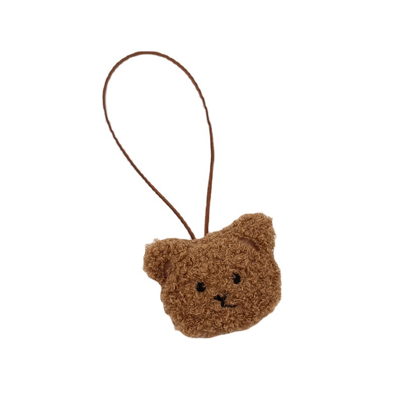 INS lindo Oso de dibujos animados nombre colgante de felpa decoración jardín de infantes famosa marca nombre de los niños colgante