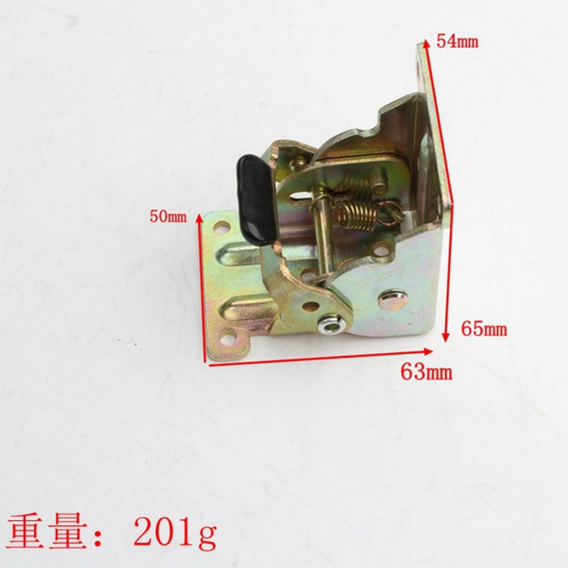 A8L90度自锁折叠铰链合页茶几床桌椅腿脚板凳不锈钢家具连接五金