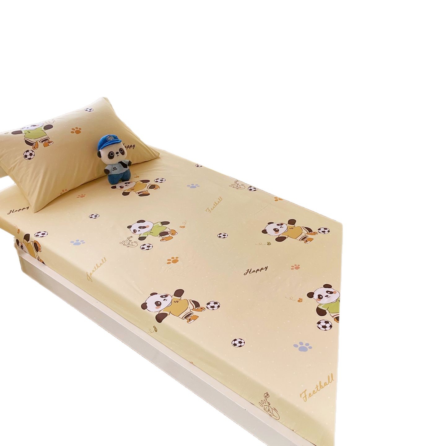 90X200 otoño y invierno para dormitorios estudiantiles cama de algodón puro una sola pieza de cama de algodón cubierta protectora de colchón para niños