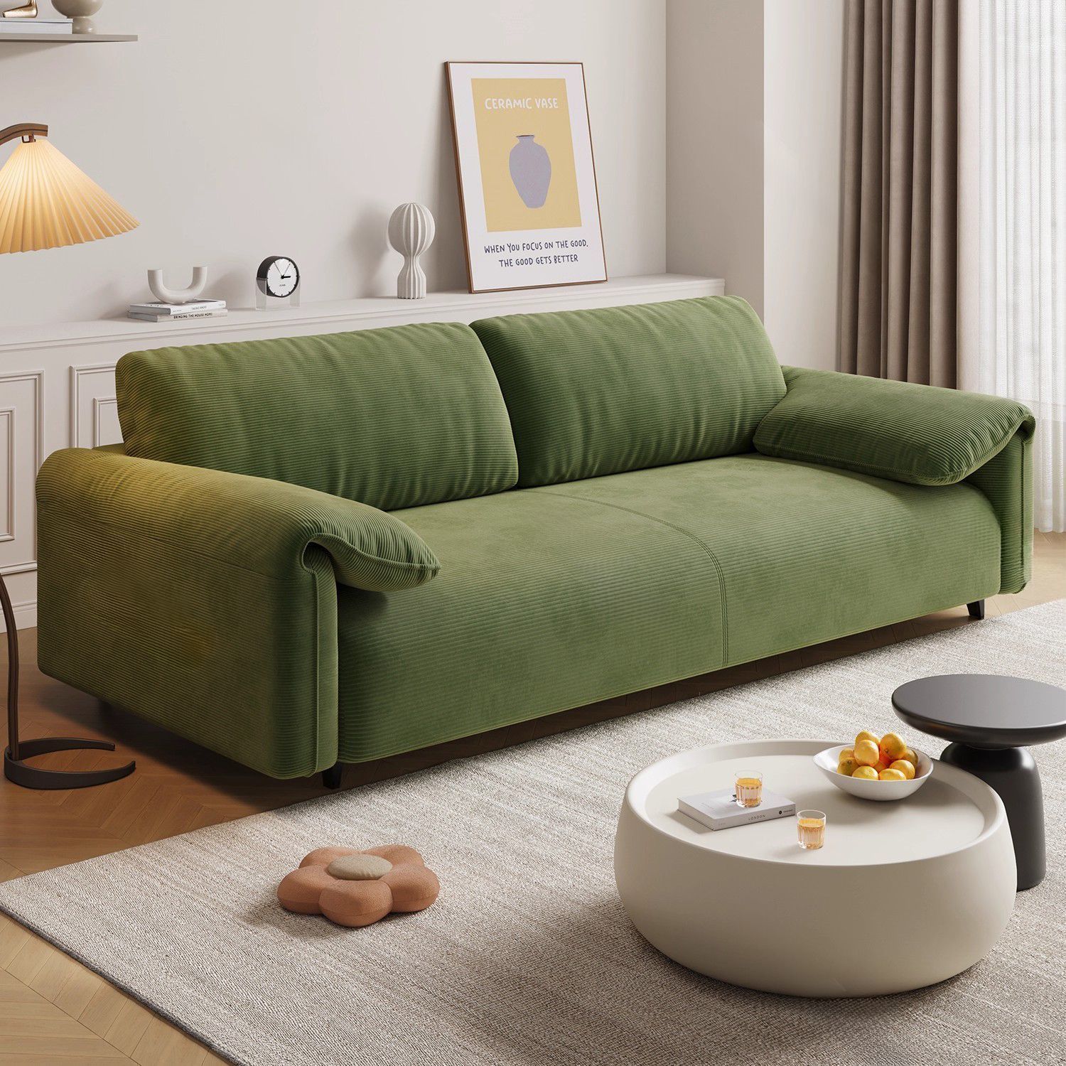 Elephant Ear Lazy Sofa Bed Small Apartment Office Sofa Home Living Room Chaise Longue Modern Apartment Small Sofa