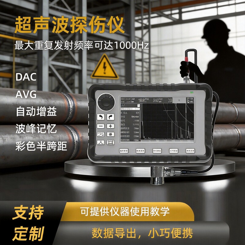 Uf80 Ultrasonic Flaw Detector High-Precision Metal Steel Pipe Weld Castings Internal Defect Pore Detector Inspection