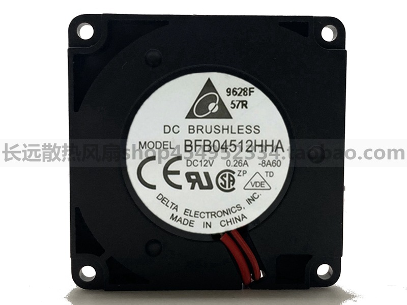 台达 BFB0405HHA 4010 5V 0.24A 4CM 双滚珠 离心涡轮静音USB风扇