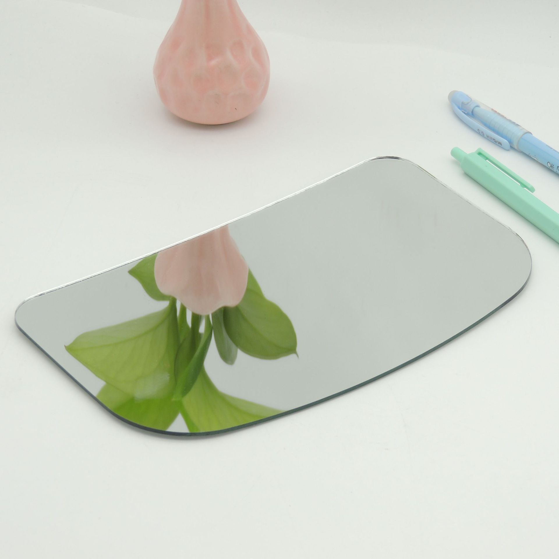 汽车盲区辅助倒车镜汽车改装配件大视野蓝镜后视镜反光镜倒车镜片