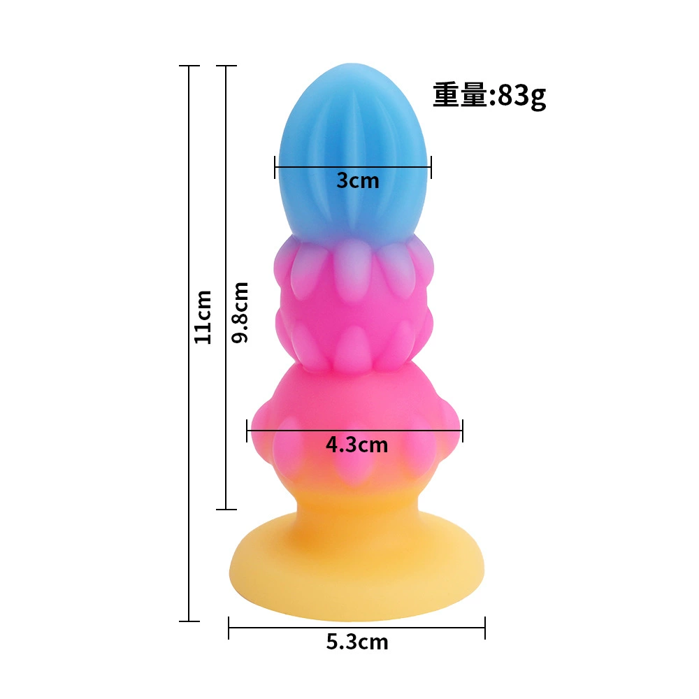 Гордый цветок инопланетянин X-образные анальные congestion supplies colorful excitement and sex supplies out SM toys liquid silicone anal plug