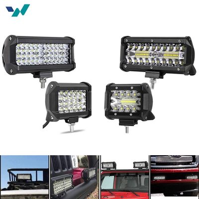 Factory wholesale 60W automotive LED work light trinocular model 4inch off-road modified car light external auxiliary inspection light (İşçi projektorları)