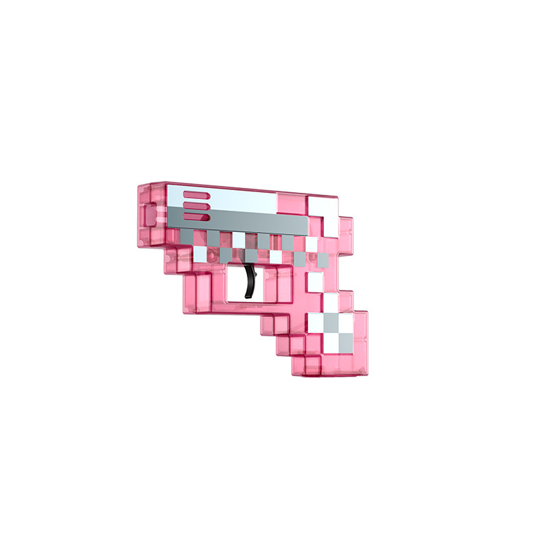Nuevo mi pistola de fuego chispa pistola de efectos especiales píxel modelo mundial descompresión espada luminosa picador juguetes al por mayor image 6