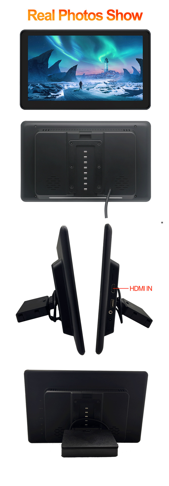 10.1inch Hd Ips Android Neutral Plug-In Headrest Display Mp5 Car Rear Entertainment System Player