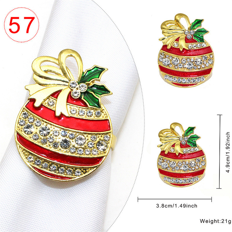 実力メーカーのクリスマスのナプキンリングの緑の木のナプキンは新年のナプキンリングの合金メーカーの卸売りを掛けます。|undefined