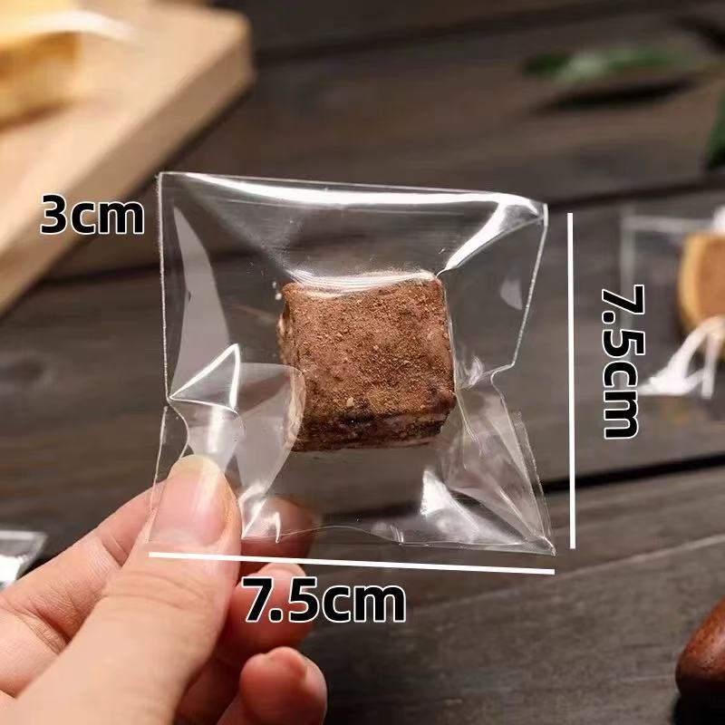 Bolsa de embalaje de pan autosellado, tostada de frango de grado alimenticio, paquete pequeño independiente, agua alcalina autoadhesiva, horneado transparente