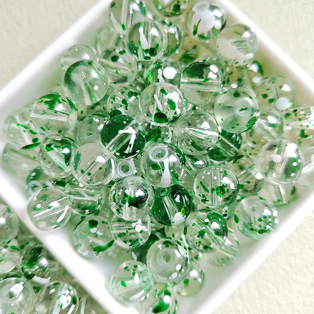 38g Weight Beads Jewelry Making Type DIY Jewelry Accessories Classification 50 PCS/Package Quantity Glass, glass Material Solid Color Pattern Stoving Varnish Design Simple Style, Classic Style Style 50 PCS/Package Glass Glass Solid Color DIY Jewelry Accessories Beads 4