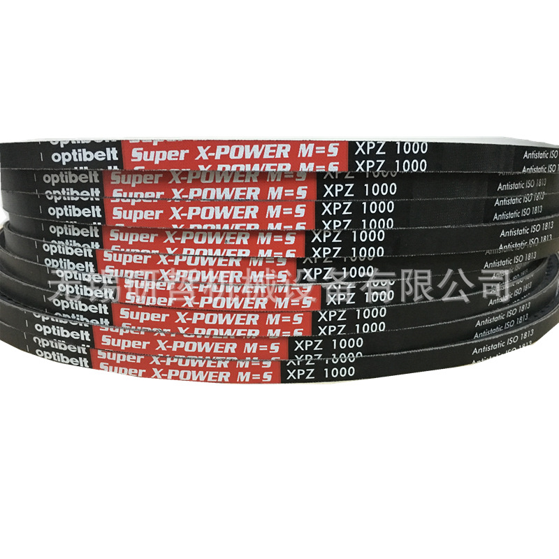 德国OPTIBELT欧皮特窄V三角带 欧比特空压机皮带 XPZ1637 XPZ1650