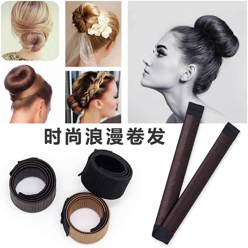 Trendy Donut Bun Hair Styler — New Arrival French-Style Snap Ring for Blossom-Shape Buns, Curling Masterpiece, and Headwear—Factory Wholesale