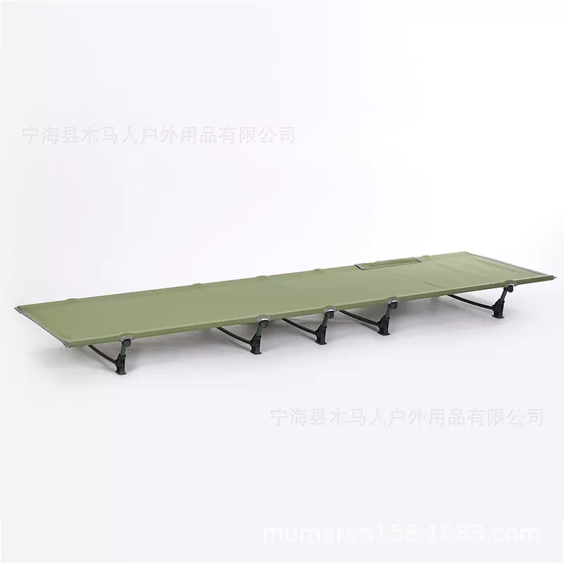 户外简易折叠床办公午休较轻铝合金单人床便携野营行军床可定制款