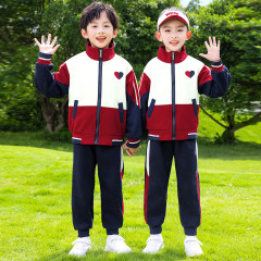 小学生校服春秋套装学院风休闲儿童运动班服三件套幼儿园园服