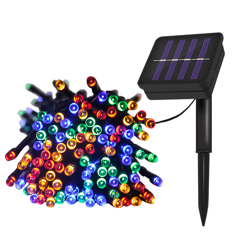 Luces solares LED, luces navideñas, luces para días festivos, luces para acampar al aire libre, luces decorativas para bodas, luces de estrellas para exteriores