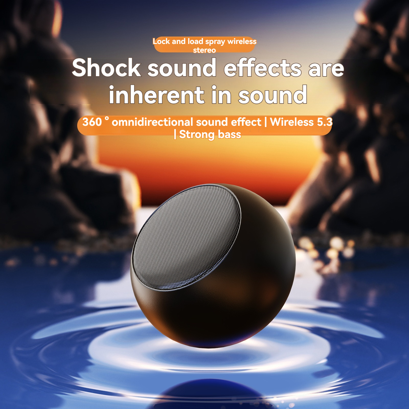 Outdoor Party Mountaineering Office Desk Series Heavy Low-End High-End Gifts Direct Supply Ultra-Mini Small Steel Cannon Bluetooth Speaker